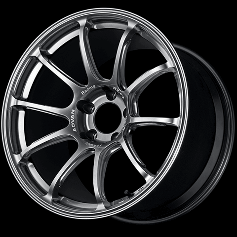 ADVAN YA28I53WHPB Wheel V6213 RZ-F2 18X9.0 +53 5-120 Hyper platinum black Photo-0 