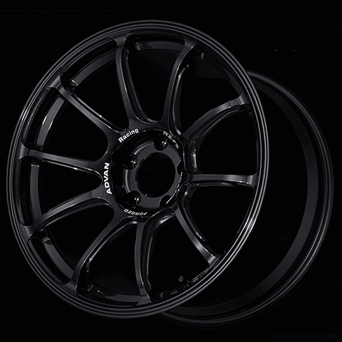 ADVAN YA28I53WTB Wheel V3318 RZ-F2 18X9.0 +53 5-120 Racing titanium black Photo-0 