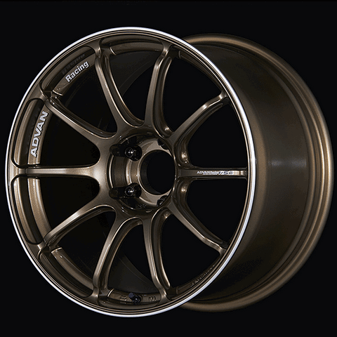ADVAN YA38J45DUAR Wheel V3823 RSIII 18X9,5 +45 5-100 Umber Bronze Metallic and ring Photo-0 