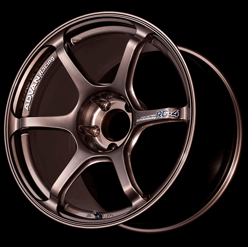 ADVAN YA47F30ACB Wheel V5804 RG-4 17X7.5 +30 4-100 Racing copper bronze Photo-0 