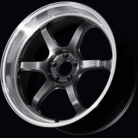 ADVAN YA68F44MMPB Wheel V6127 R6 18X7.5 +44 5-112 Machining and hyper platinum black Photo-0 