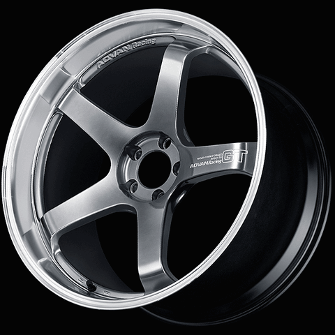 ADVAN YAQ1I35WPBP Wheel V6075 GT PV 21X9.0 +35 5-120 Machining and hyper platinum black Photo-0 