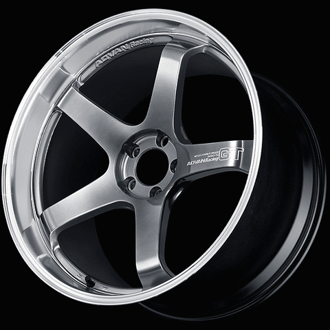 ADVAN YAQ0J29MPBP Wheel V6065 GT PV 20X9.5 +29 5-112 Machining and hyper platinum black Photo-0 