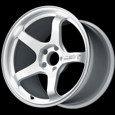 ADVAN YAQB8I43EW Wheel V5336 GT Beyond 18X9.0 +43 5-114,3 Racing white Photo-0 