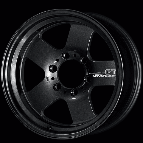 ADVAN YAQH7H-10KTBK Wheel V6518 GT Heavy duty 17X8.5 -10 6-139.7 Racing titanium black Photo-0 