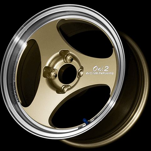 ADVAN YAY4A44ACG Wheel V5114 ONI2 14X5.0 +44 4-100 Machining and champagne gold Photo-0 