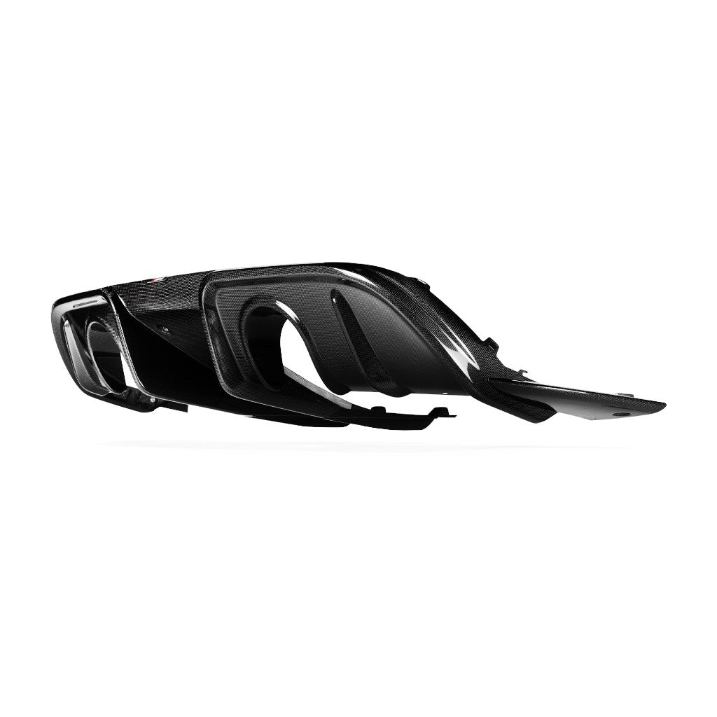 AKRAPOVIC DI-PO/CA/10/G Carbon Fibre Diffuser Rear (High Gloss) for PORSCHE 718 Cayman GT4RS 2022-2024 Photo-1 