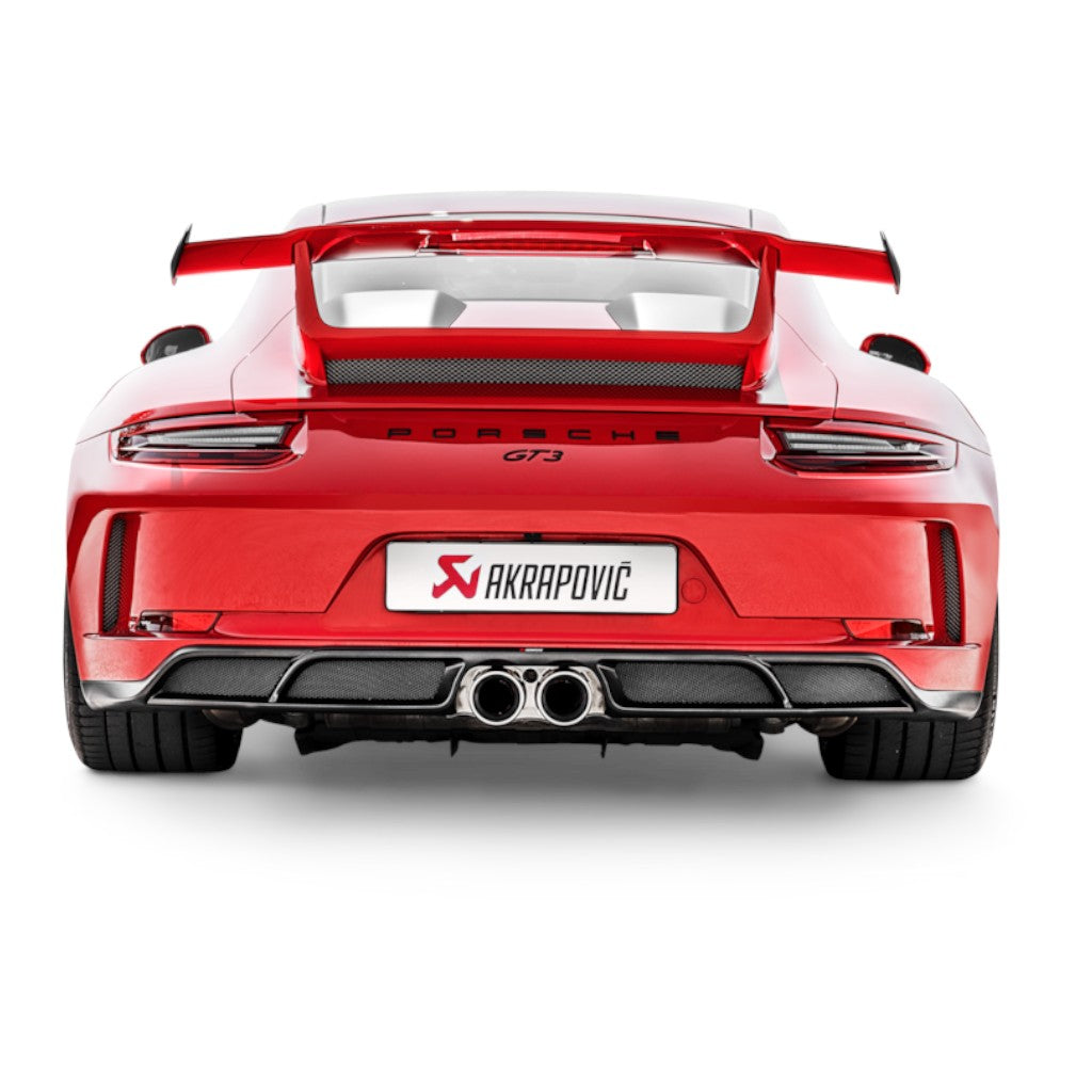 AKRAPOVIC DI-PO/CA/6/M Rear Diffuser (Carbon / Matte) for PORSCHE 911 GT3 (991.2) ABE Type Approval Photo-2 
