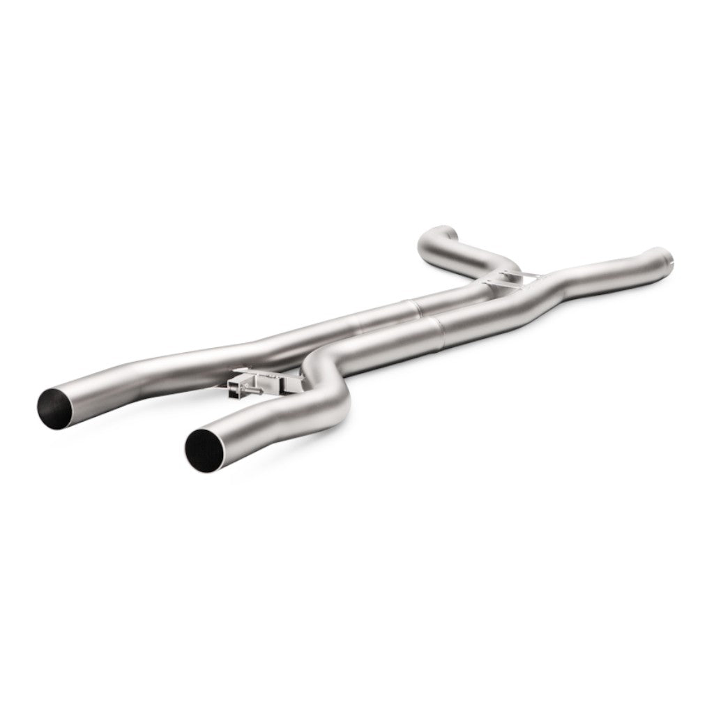 AKRAPOVIC E-PO/T/3 Link Pipe Set Evolution (Titanium) for PORSCHE Cayenne GTS / Cayenne Turbo (958 FL) 2015-2017 Photo-0 