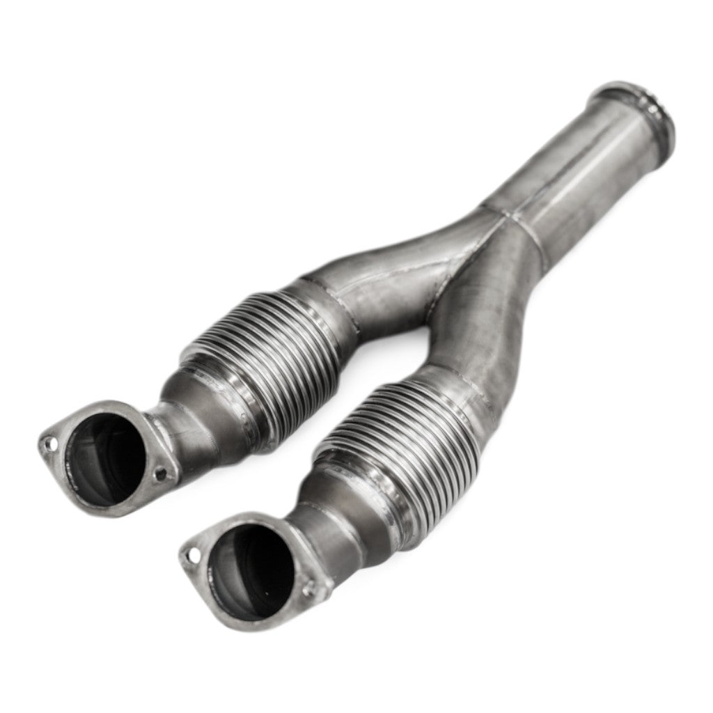 AKRAPOVIC L-NI/SS/4 Link Pipe (Stainless Steel) for NISSAN GT-R (R35) 2008-2024 Aftermarket Turbochargers Photo-0 