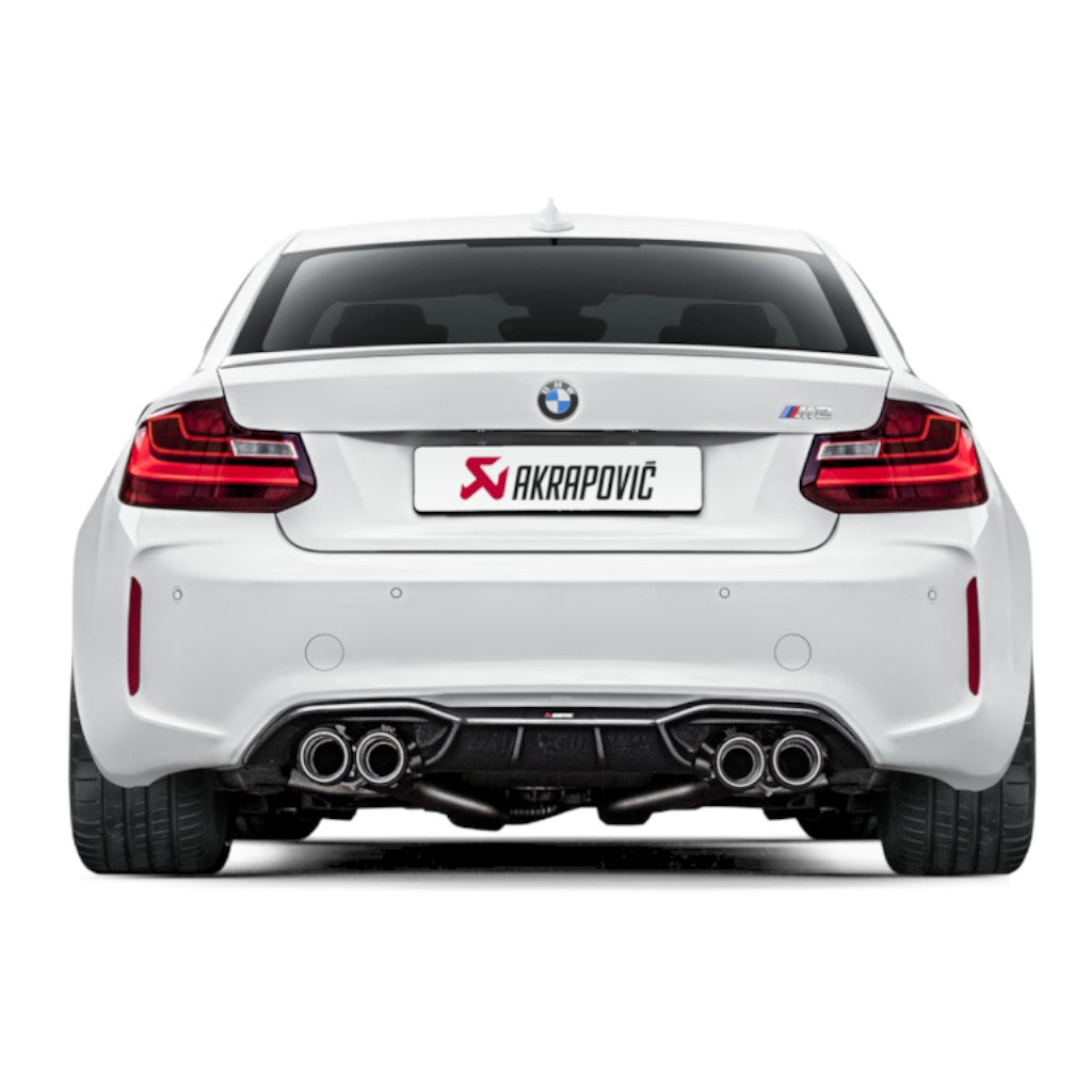 AKRAPOVIC ME-BM/T/8H Exhaust System Evolution Line (Titanium) for BMW M2 (F87) 2016-2017 ECE Type Approval Photo-3 