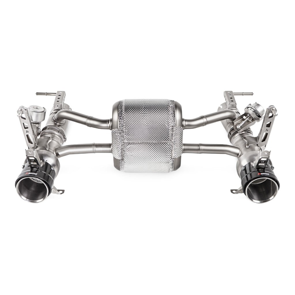 AKRAPOVIC MTP-FE488H Exhaus System Slip-On Line (Titanium) for FERRARI 488 GTB / 488 Spider 2016-2019 ECE Type Approval Photo-1 
