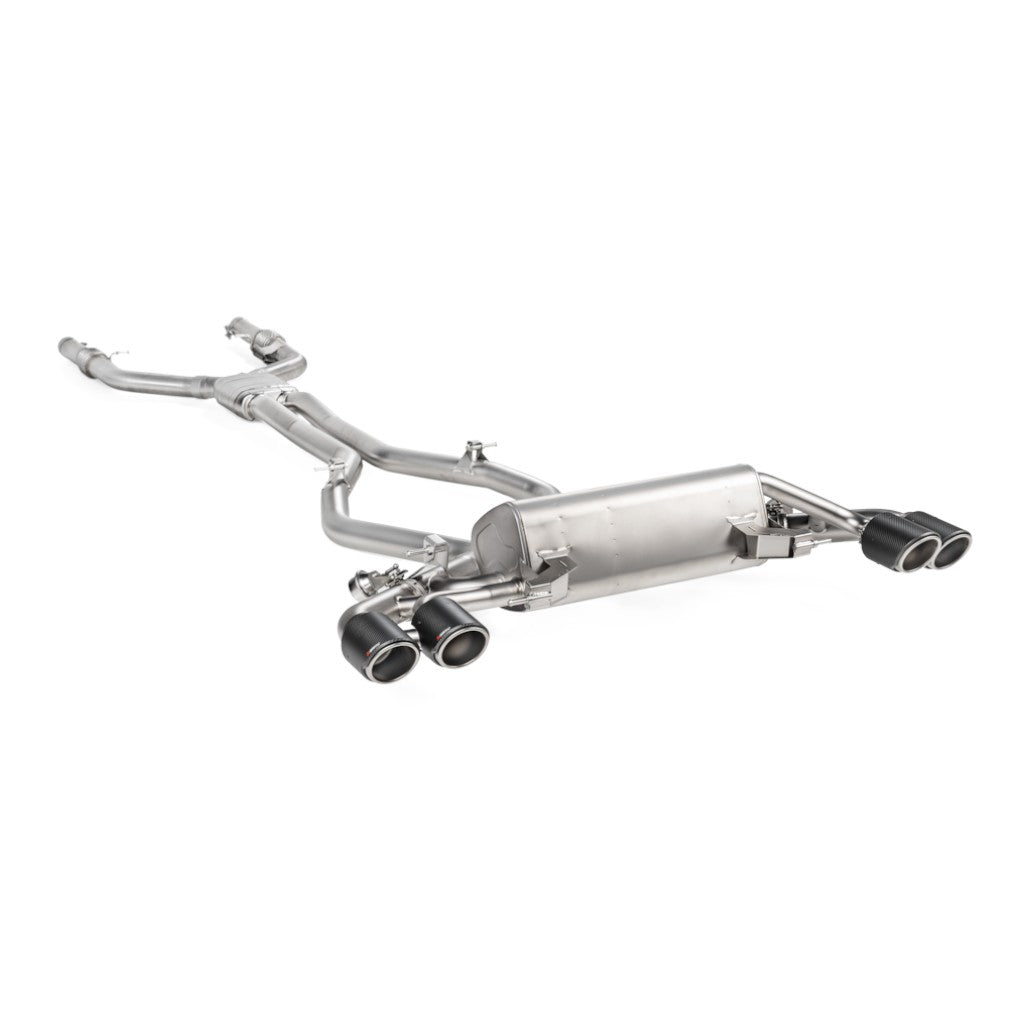 AKRAPOVIC S-AR/TI/1H Exhaust System Evolution Line (Titanium) for ALFA ROMEO Giulia Quadrifoglio 2016-2020 ECE Type Approval Photo-0 