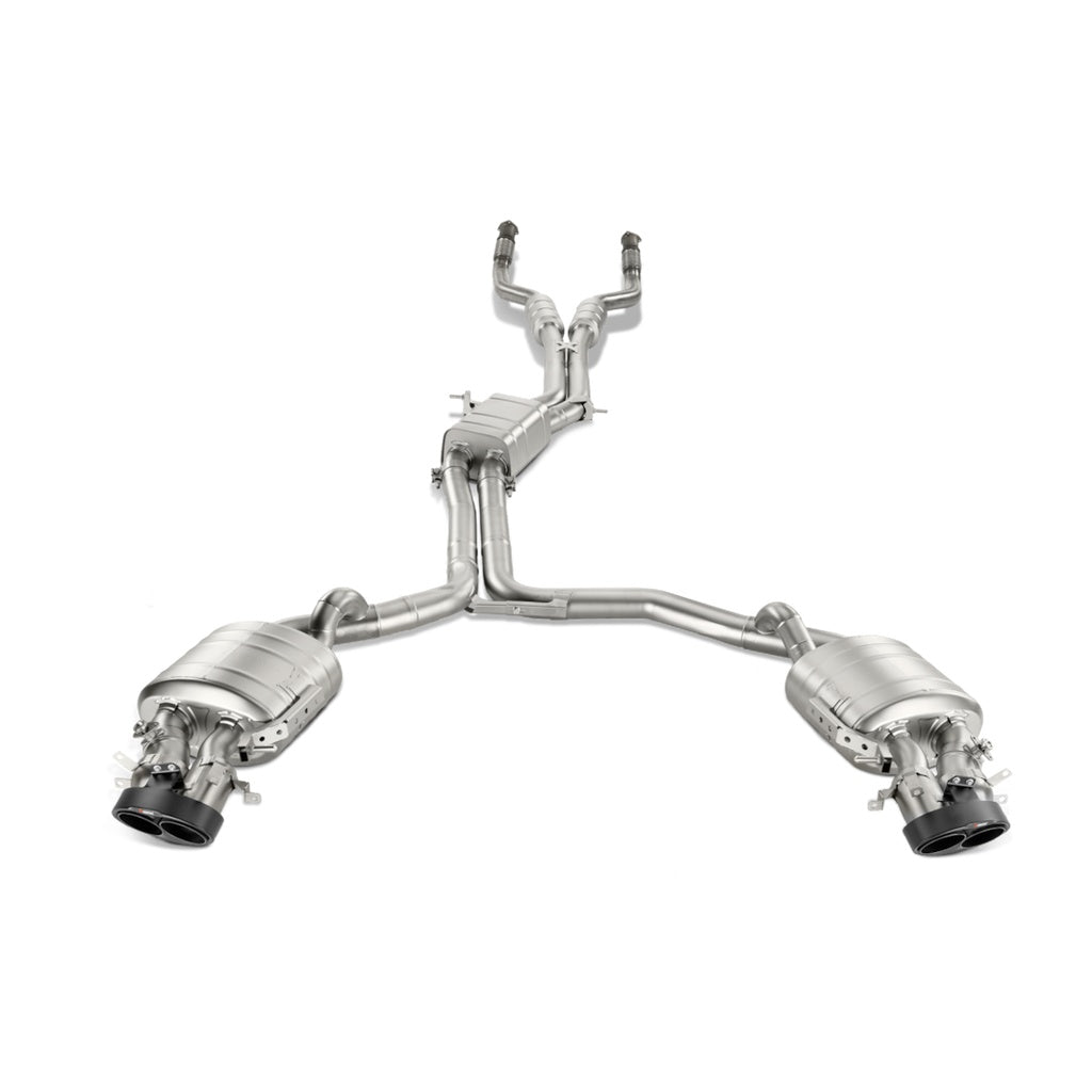 AKRAPOVIC S-AU/TI/3H Exhaust System Evolution Line (Titanium) for AUDI RS6 Avant (C7) 2014-2018 ECE Type Approval Photo-0 