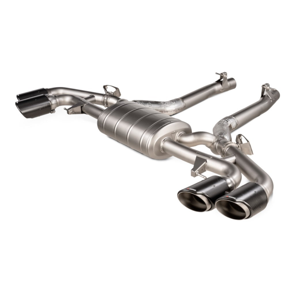 AKRAPOVIC S-BM/T/28H Exhaust System Slip-On Line (Titanium) for BMW X5M / X5M Competition (F95) / X6M / X6M Competition (F96) OPF/GPF 2021-2023 Photo-0 