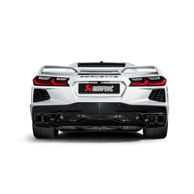 AKRAPOVIC S-CO/TI/4 Slip-On Line (Titanium) for CHEVROLET Corvette Stingray (C8) OPF/GPF 2020-2024 Photo-1 