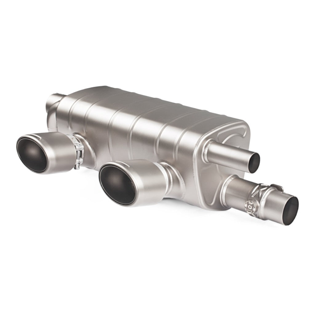 AKRAPOVIC S-PO/TI/5H Exhaust System Slip-On Line (Titanium) for PORSCHE 911 Carrera / S / 4 / 4S / GTS (991.2) OE Non Sport Exhaust / ECE Type Approval Photo-0 