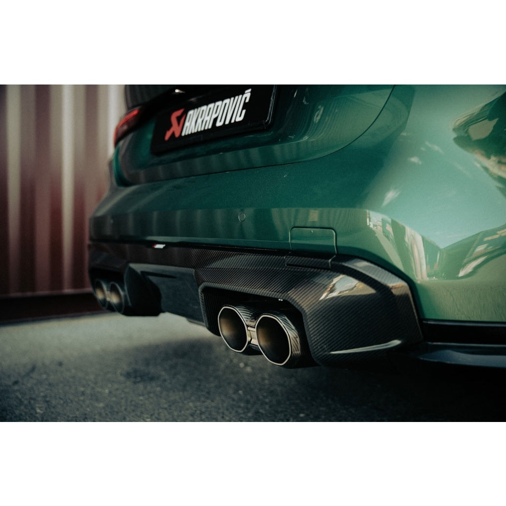 AKRAPOVIC TP-CT/69 Tail Pipe Set Hexagonal Design (Carbon) for BMW M2 (G87) / M3 (G80 / G81) / M4 (G82 / G83) Photo-3 