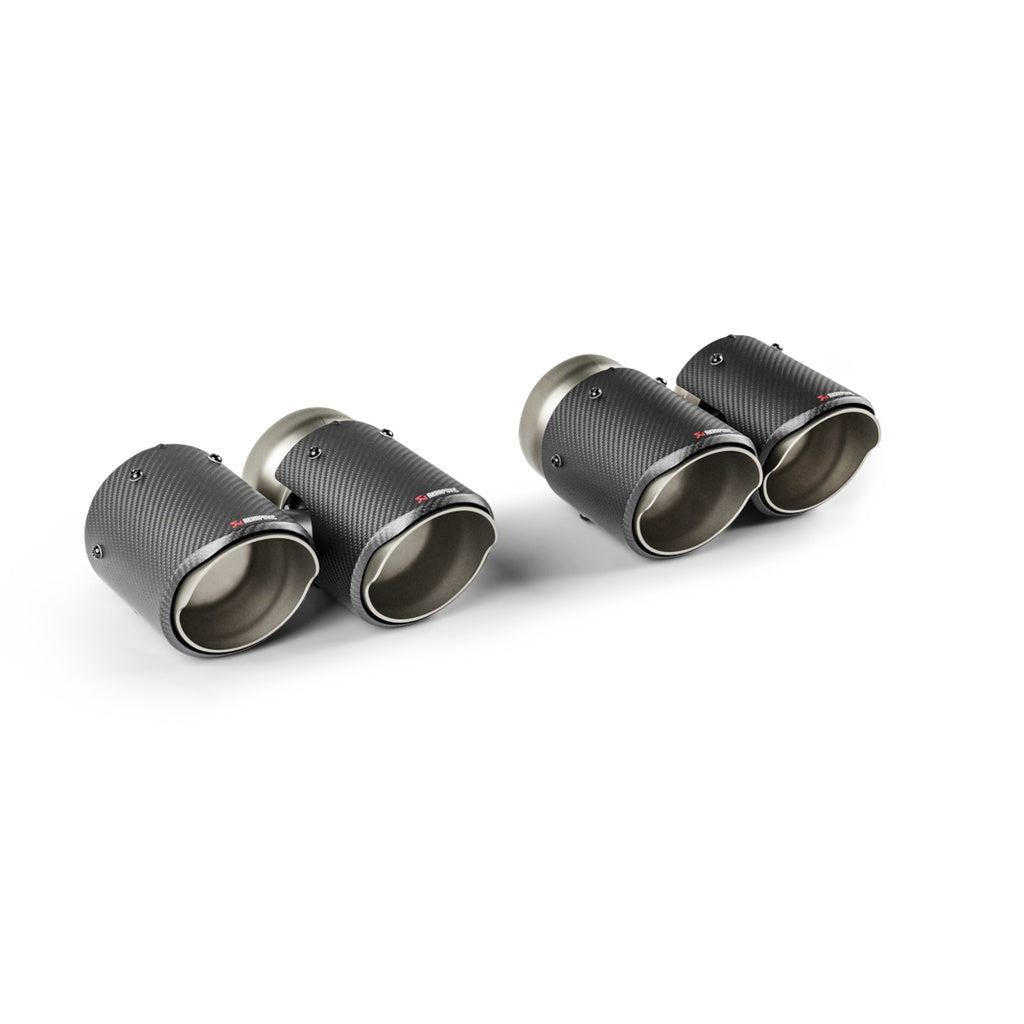 AKRAPOVIC TP-CT/78 Tail Pipe Set Cylindrical Design (Carbon) for BMW M5 (G90 / G99) Photo-0 