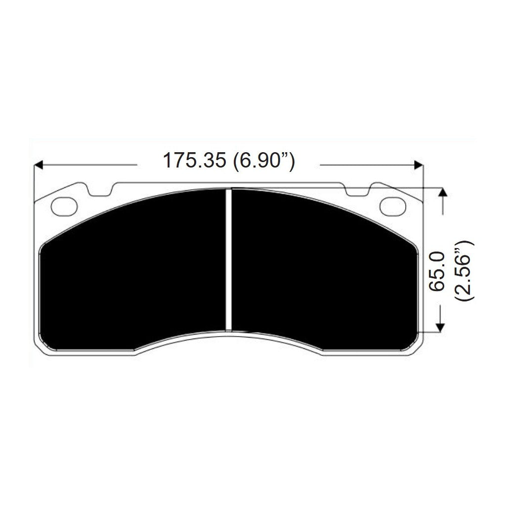AP RACING CP8575D65-APF404 Brake Pad Set D65 APF404, 16.00mm for FORD F-150 (13th Gen) 2015-2020 Photo-1 