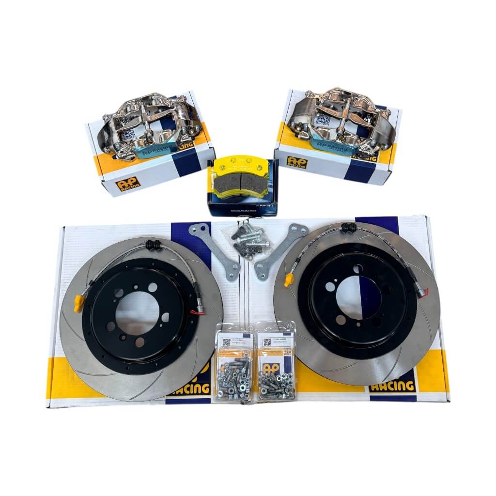 AP RACING RBBK-992-Turbo-02-N Rear Big Brake Kit by ATOMIC for PORSCHE 992 Turbo /Turbo S (CP9449 Nickel / 378x32 mm) Photo-0 