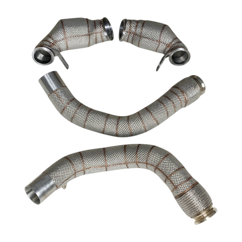 ARD PRP-389 Downpipe with Heat Shield and Cat for BMW X5M (F95) / X6M (F96) S63 4.4T 2020–2021 Photo-0 