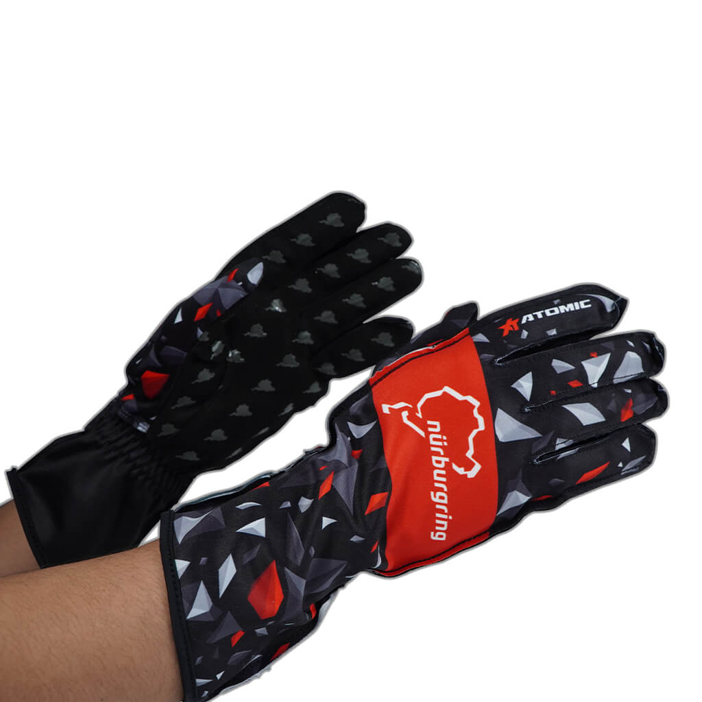 ATOMIC AT-NBRKTGLOVES-S Karting Gloves NÜRBURGRING EDITION, size S (Officially Licensed Nürburgring Product) Photo-1 