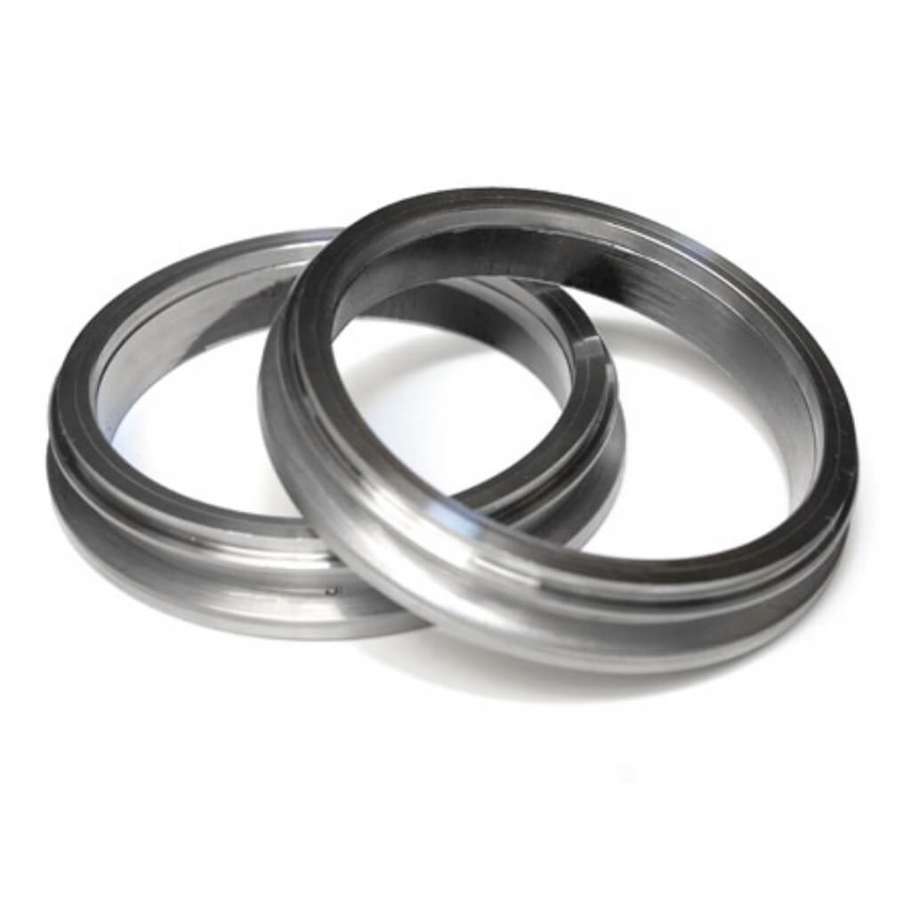 ATP TURBO ATP-FLS-073 Double Stepped V-Band Flange 2.5\" / T31 for 2.5\" & 3\" Tubing, Mild Steel Photo-0 