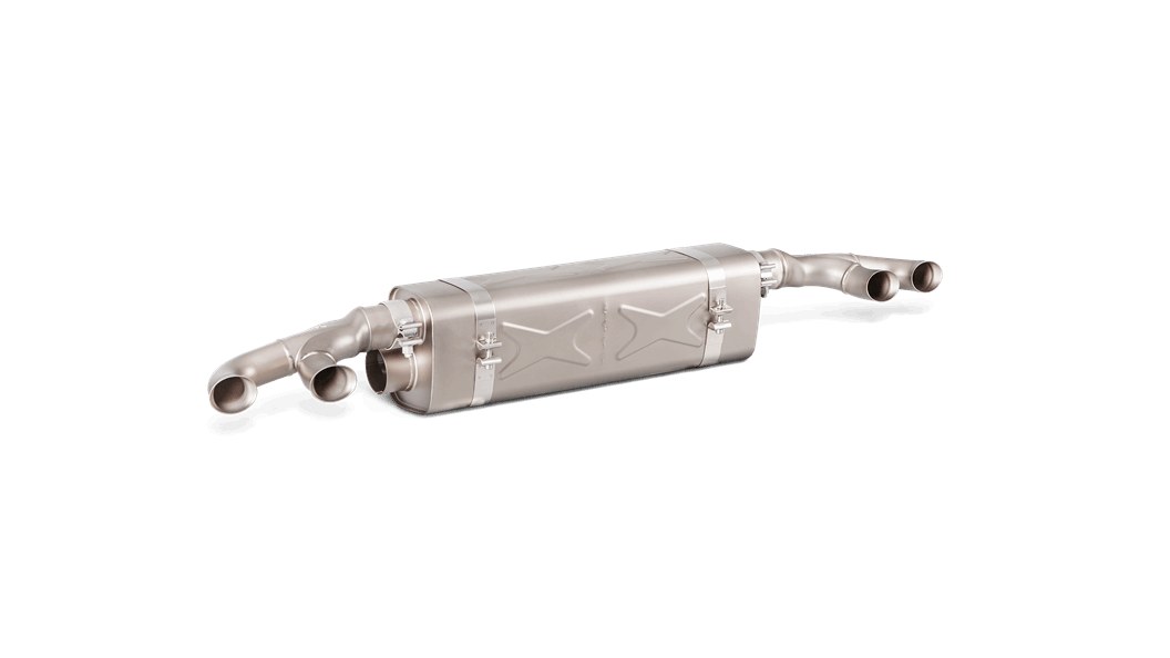 AKRAPOVIC S-PO/TI/6H PORSCHE 911 TURBO / TURBO S (991.2) 2016-2019 ECE Type Approval Photo-1 