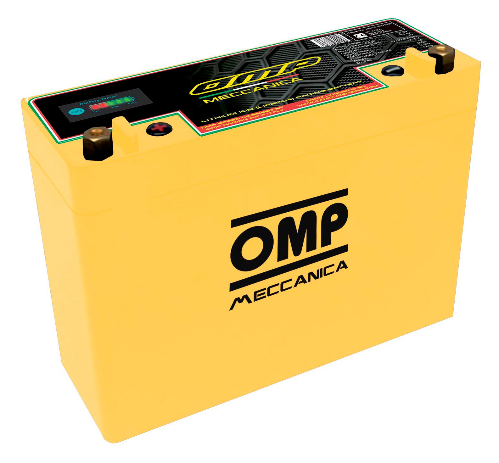 OMP OMPS20002009 Lithium Battery for cars with Alternator, 20AH/256WH, PCC 1000A, Weight 3.8KG Photo-0 
