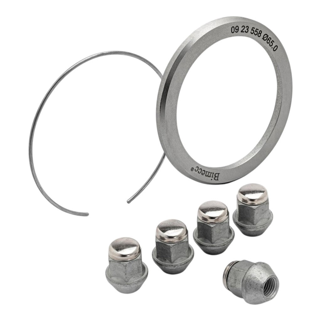 BBS B0931125# Wheel Mounting-Kit (Hub Centering Ring 67,0/82mm + Nut M12x1,5 Cone 60 degrees) Photo-0 