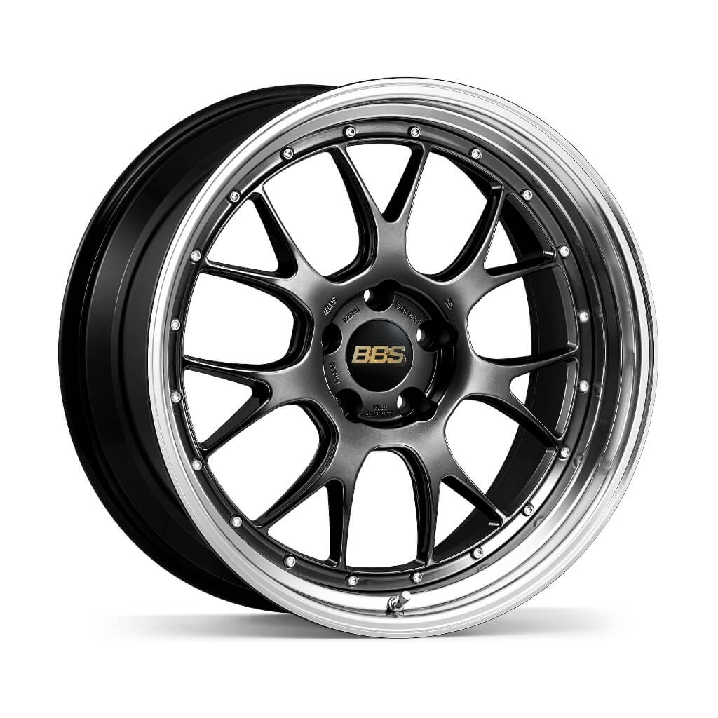 BBS LM349DB-BKBD LM-R Forged aluminum 2-piece wheel 21x9 ET32 5x114.3 PFS Diamond Black disk and Black Bright Diamond-cut rim (DB-BKBD) Photo-0 