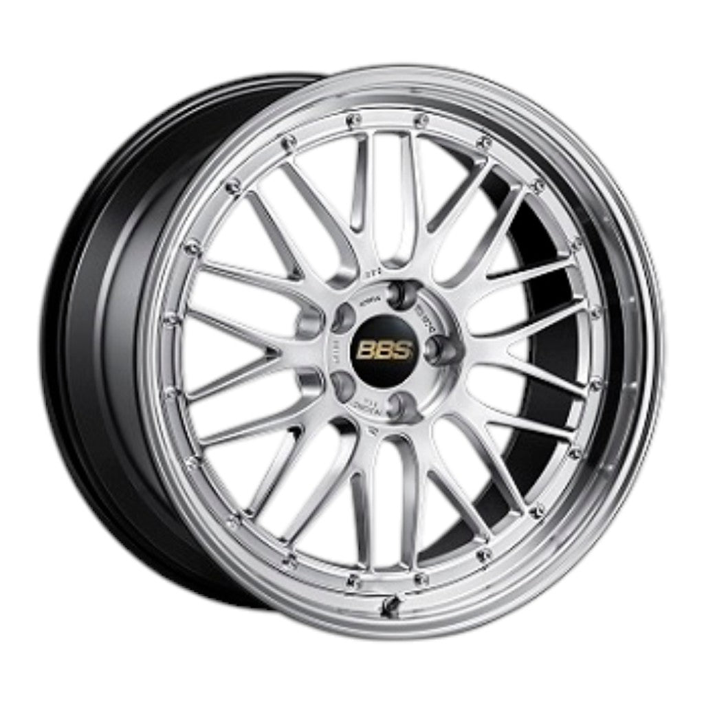 BBS LM553DS-BKBD Forged Aluminum 2-Piece Wheel LM LM553 R18×9 ET30 / 5x120 PFS, Diamond Silver Disk and Black Bright Diamond-Cut Rim (DS-BKBD) Photo-0 