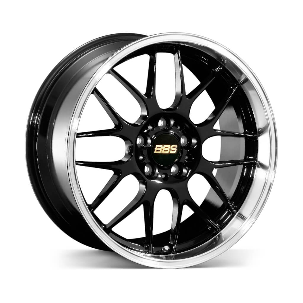 BBS RG720BKD RG-R Forged aluminum 1-piece wheel 17x8 ET40 5x114.3 PFS Black Diamond-cut (BKD) Photo-0 