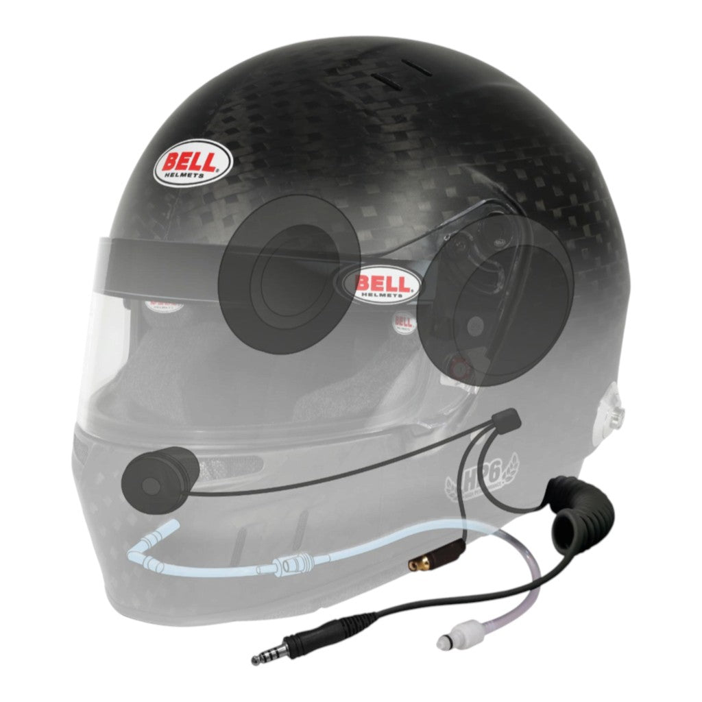 BELL 1140186 Full-Face Helmet HP6 EVO-II RD HANS, Black, FIA8860-2018, Size 57 Photo-1 