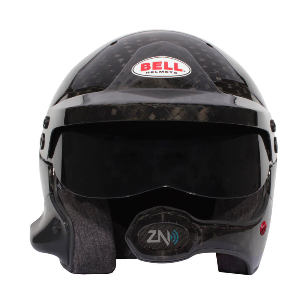 BELL 5245702 Open-Face Helmet MAG-10 Rally WW Carbon HANS (Green Interior), FIA 8859-2024 / SA2020, Size 55 Photo-2 