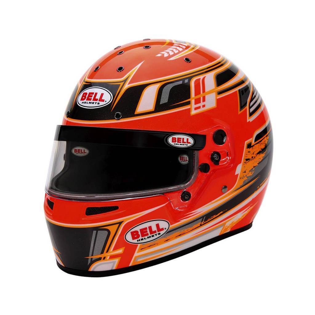 BELL 1311193 Karting Helmet KC7-CMR Champion, Anthracite / Orange, CMR2016, Size 56 (7) Photo-0 