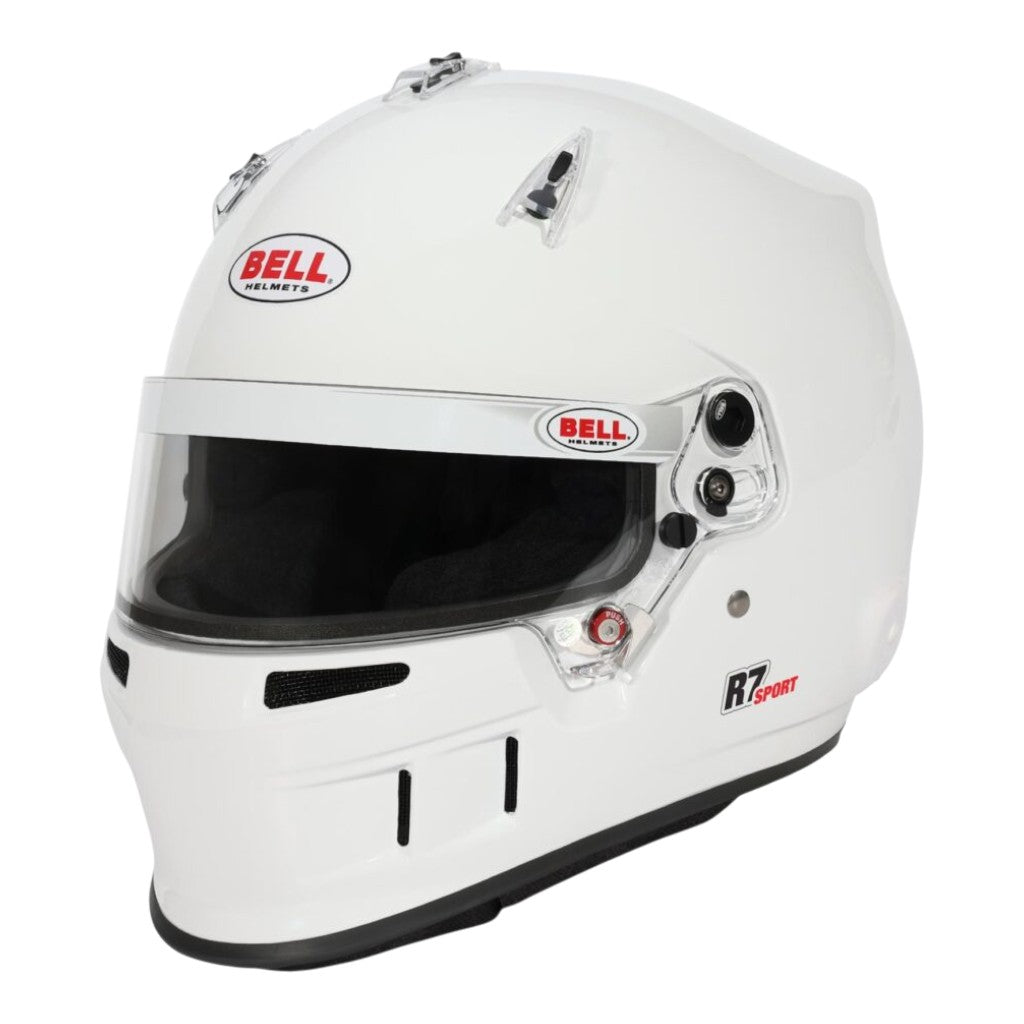 BELL 1467003 Full-Face Helmet R7 Sport, White, FIA8859-2024, Size L (60-61) Photo-0 