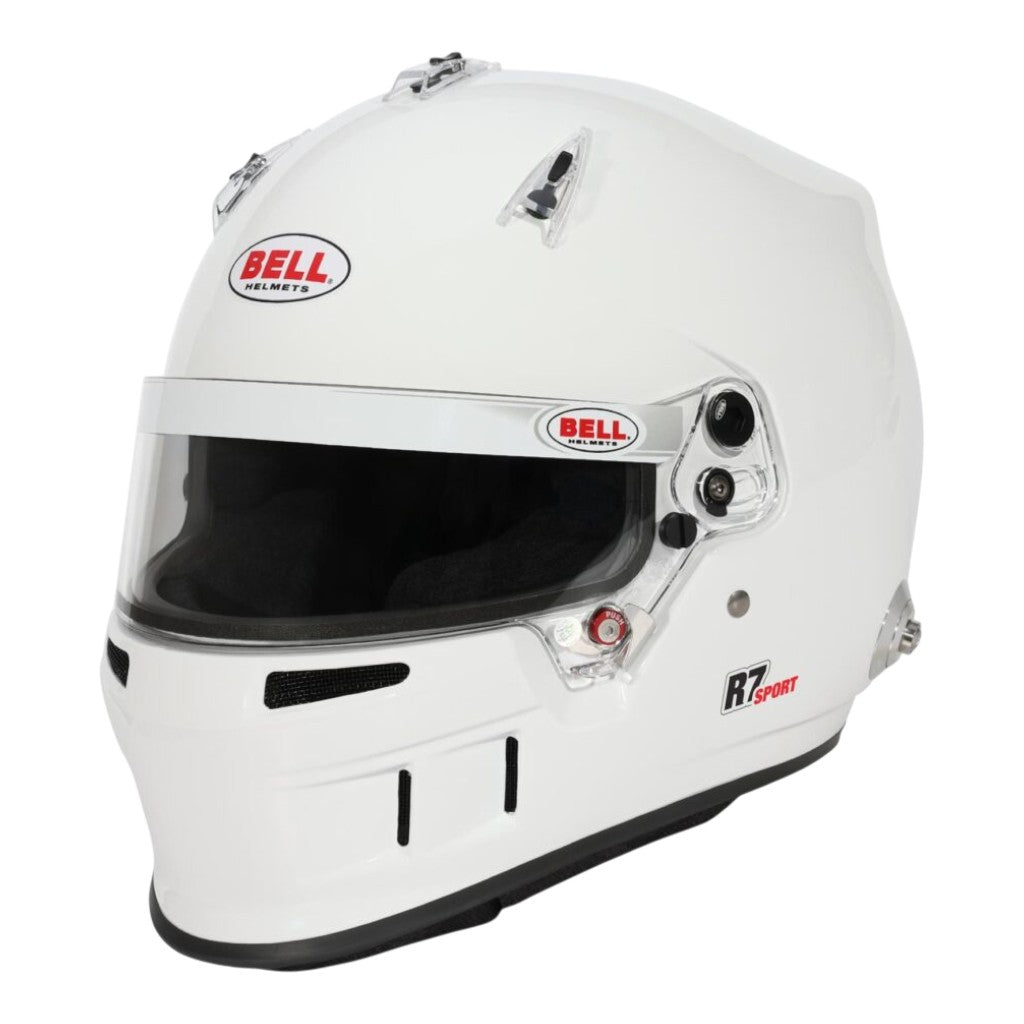 BELL 1467023 Full-Face Helmet R7 Sport HANS, White, FIA8859-2024, Size L (60-61) Photo-0 