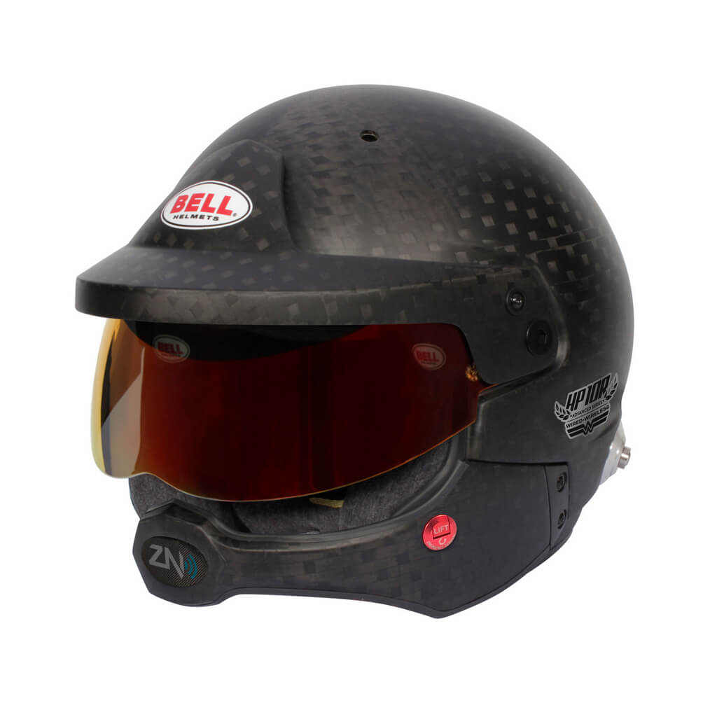 BELL 5144514 Open-Face Helmet HP10 Rally WW HANS (Red Interior), FIA 8860-2018, Size 57 Photo-0 