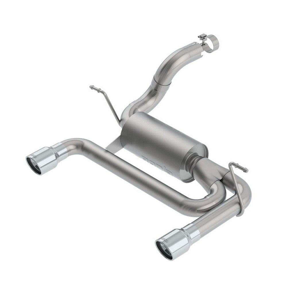 BORLA 11956 Exhaust System Axle-Back S-Type, 2.75\", 2.5\" (3.5\" Tips) for JEEP Wrangler 3.6L (JL / JLU) 2018- Photo-0 
