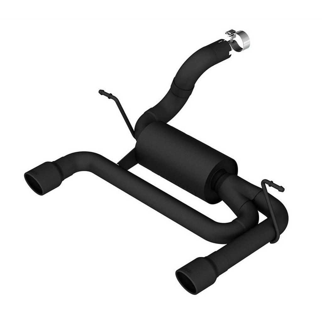 BORLA 11956CB Exhaust System Axle-Back S-Type, 2.75\", 2.5\" (3.5\" Black Tips) for JEEP Wrangler 3.6L (JL / JLU) 2018- Photo-0 