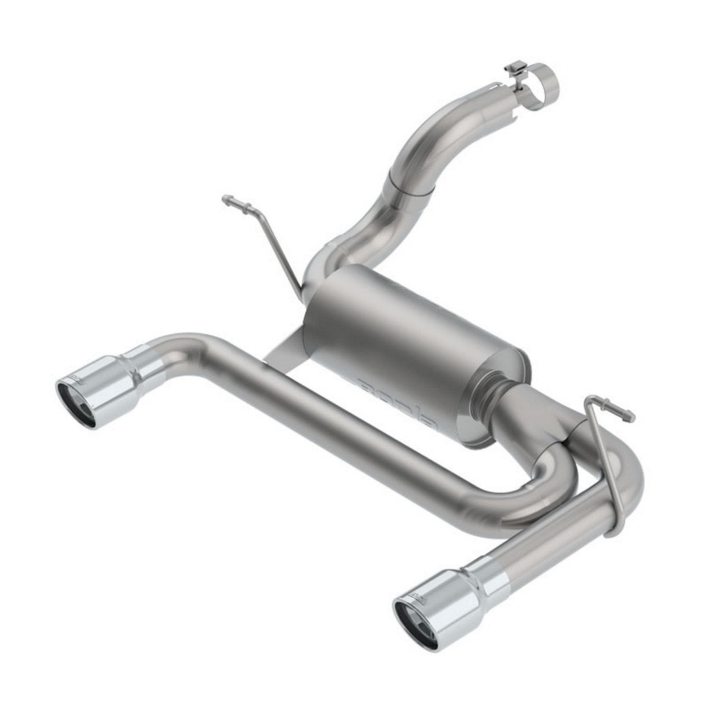 BORLA 11957 Exhaust System Axle-Back ATAK, 2.75", 2.5" (3.5" Tips) for JEEP Wrangler 3.6L (JL / JLU) 2018- Photo-0 