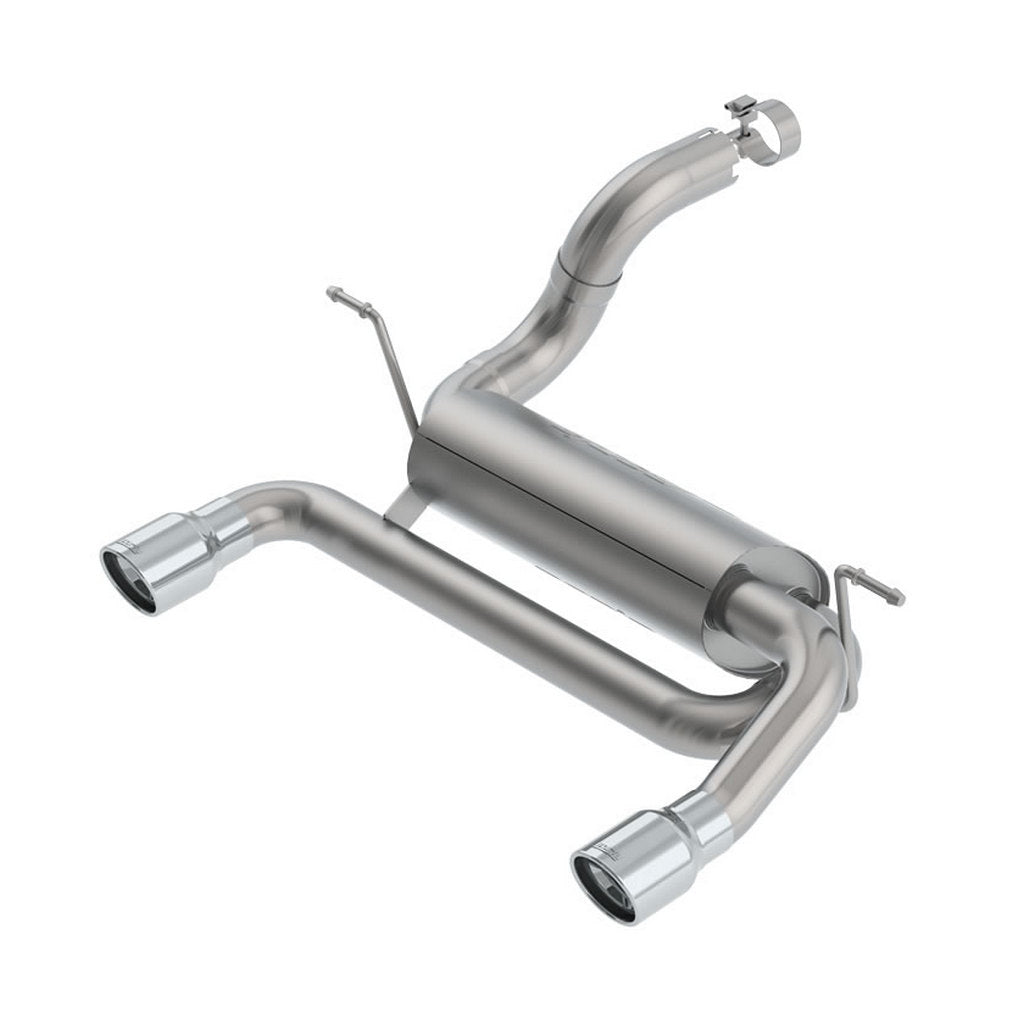 BORLA 11962 Exhaust System Axle-Back Touring, 2.75\", 2.5\" (3.5\" Tips) for JEEP Wrangler 2.0L (JL / JLU) 2018- Photo-0 