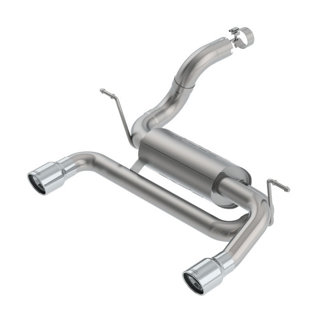 BORLA 11964 Exhaust System Axle-Back ATAK, 2.75\", 2.5\" (3.5\" Tips) for JEEP Wrangler 2.0L (JL / JLU) 2018- Photo-0 