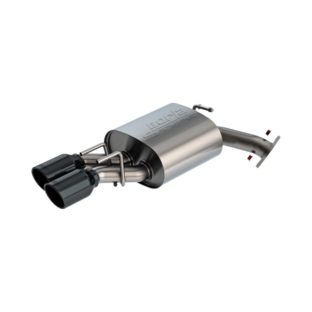 BORLA 11988BC Axle-Back Exhaust 2.25", 2.00", S-Type (3.5" Black Chrome Tips) for TOYOTA Camry SE / XSE 2025 Photo-0 