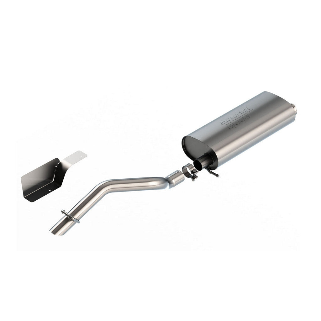 BORLA 140846 Exhaust System Cat-Back Touring, 2.5\" (2.5\" Turndown Tip) for JEEP Wrangler 3.6L (JL) 2018- Photo-0 