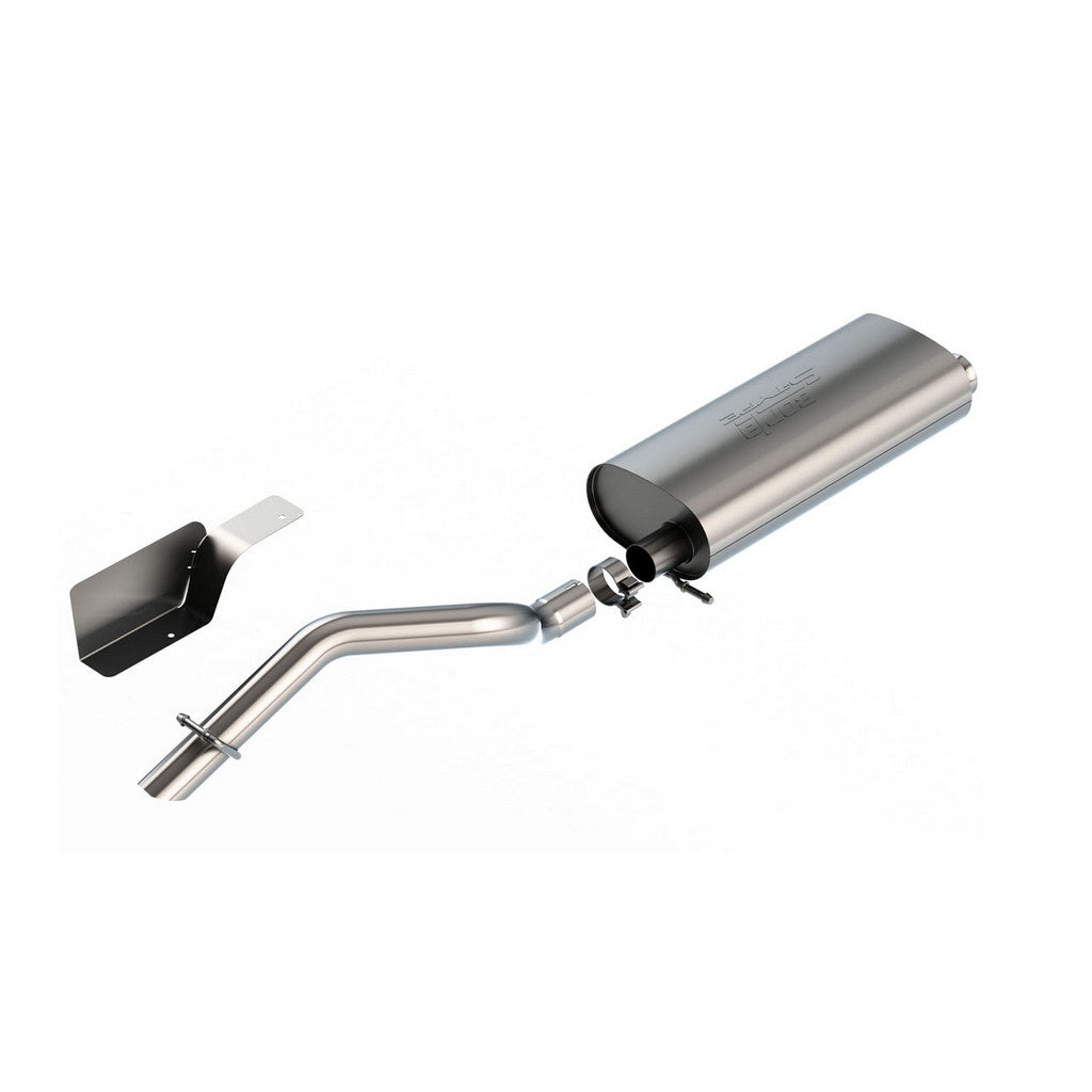 BORLA 140847 Exhaust System Cat-Back 2.50\", S-Type (2.75\" Turndown Tip) for JEEP Wrangler 3.6L (JL) 2018- Photo-0 