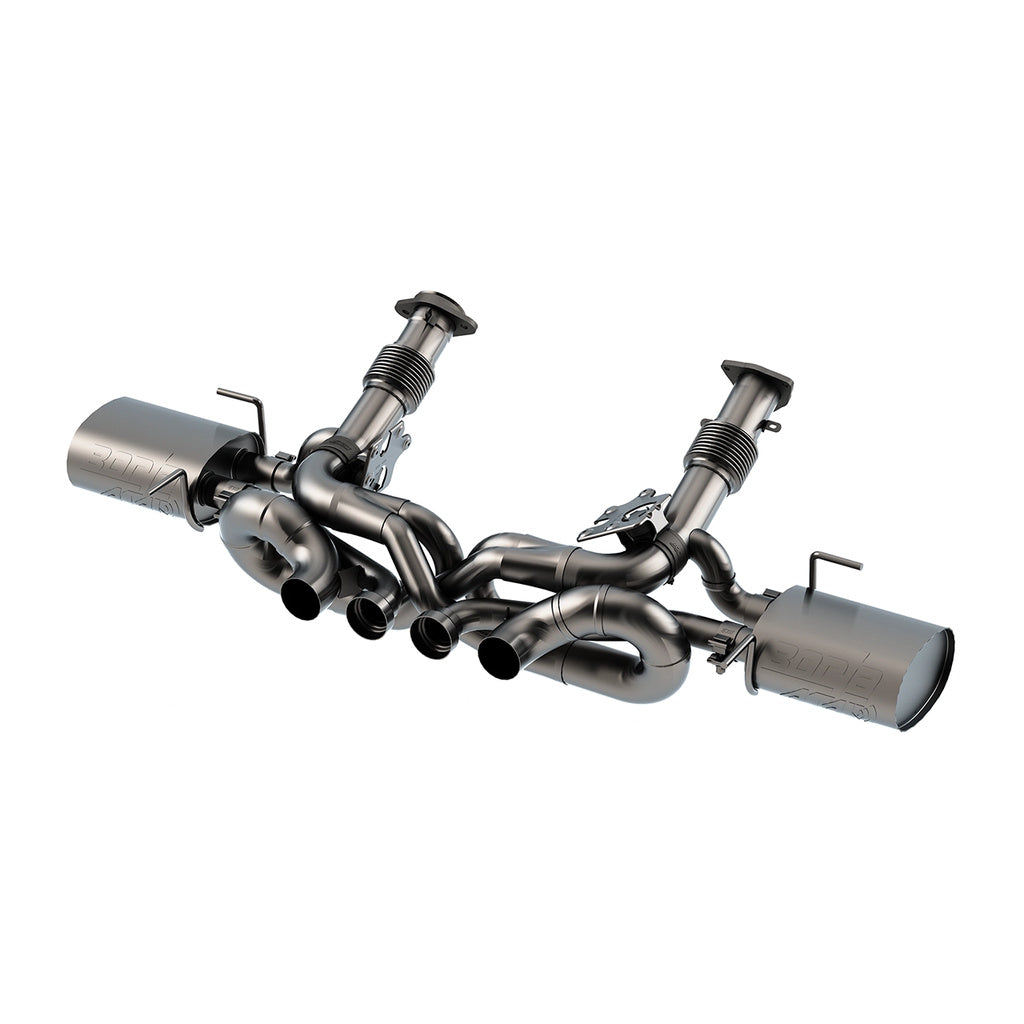 BORLA 140957 Cat-Back Exhaust 3", ATAK (Reuse O.E. Tips Or Optional BORLA Tips) for CHEVROLET Corvette C8 (Z06) 2023- Photo-0 