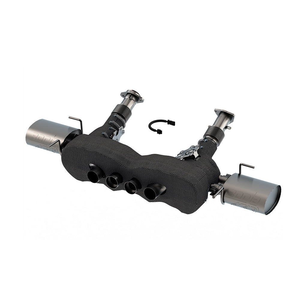 BORLA 140957 Cat-Back Exhaust 3", ATAK (Reuse O.E. Tips Or Optional BORLA Tips) for CHEVROLET Corvette C8 (Z06) 2023- Photo-1 